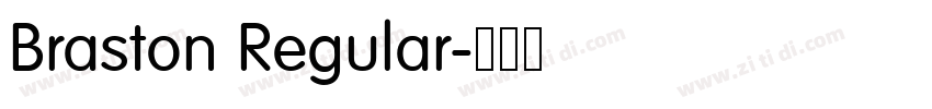Braston Regular字体转换